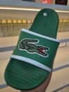 Lacoste green slides